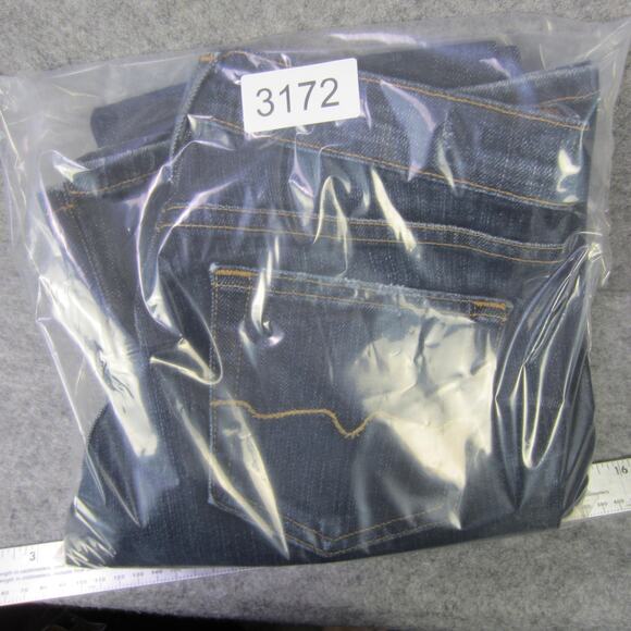 Red Engine Jeans Womens 26 Blue Bootcut Made in USA Flare Leg Stretch Denim - Picture 11 of 11